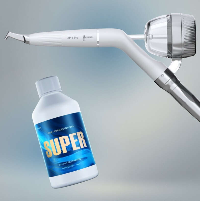 АКЦІЯ! Содоструменевий наконечник AP-P + порошок Woodpecker Super в подарунок! Виробник Woodpecker, NaviStom