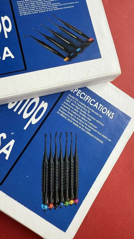 Акційна ціна до чорної п ятниці! Комплект елеваторів Sv Dental Shop(USA) 12шт топових елеваторів!!! NaviStom