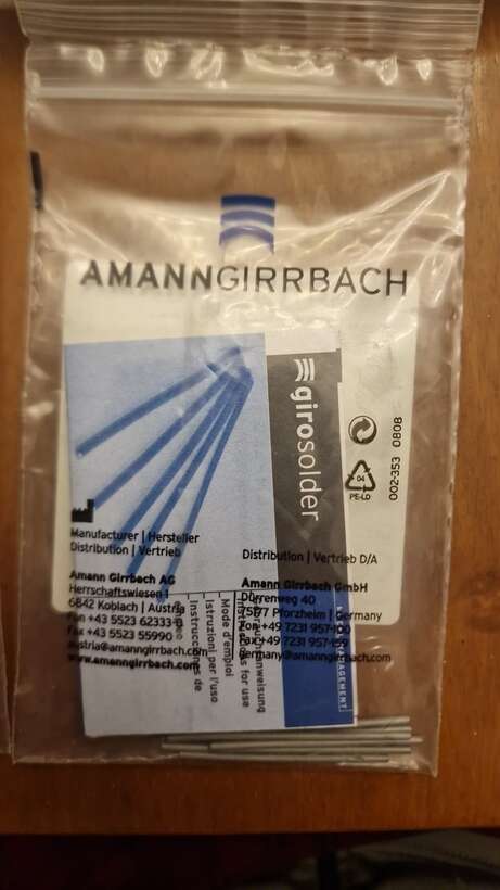Amann GIRRBACH - GiroSolder припій Дентальний NaviStom