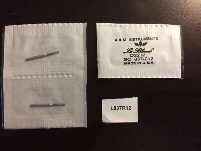 Боры стоматологические алмазные для турбинного наконечника высокого качества производство США L837R1 NaviStom