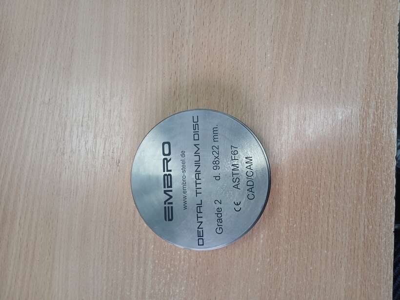 Диски титановые для фрезеровки CAD/CAM класс 2 NaviStom