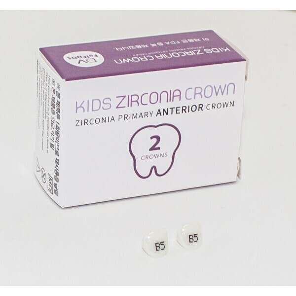 Дитячі коронки цирконієві Kids Crown (2 шт) NaviStom