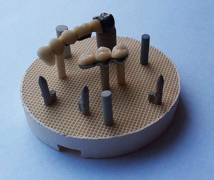 Трегер керамический сотовый для обжига изделий в зуботехнической печи NaviStom