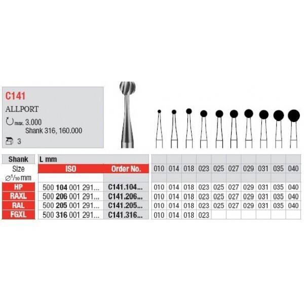 Фреза хирургическая, С 141.206.023, Edenta NaviStom