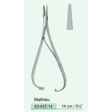 Голкотримач Mathieu, 14 см (43-437-14) COMED NaviStom