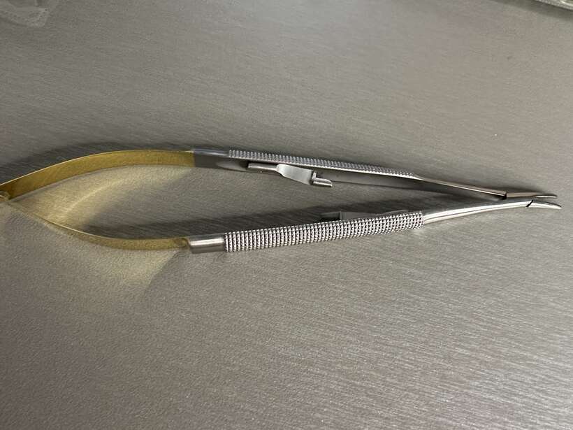 Голкотримач зігнутий 16см , німецька сталь, привезено зі Штатів! Акційна пропозиція! NaviStom