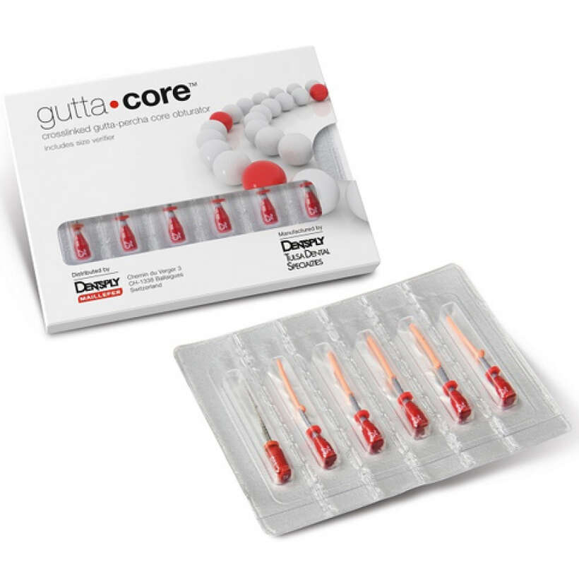 Гуттакор обтуратори (GuttaCore) блістер 6шт. Гуттакор обтуратори (GuttaCore) блістер 6шт. NaviStom