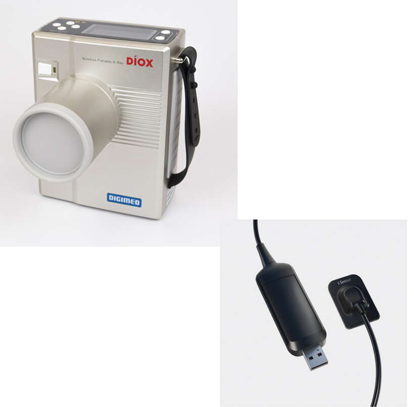 Комплект: рентген дентальний портативний DIOX (DigiMed) + візіограф i-Sensor, розмір 1 (DTE) NaviStom