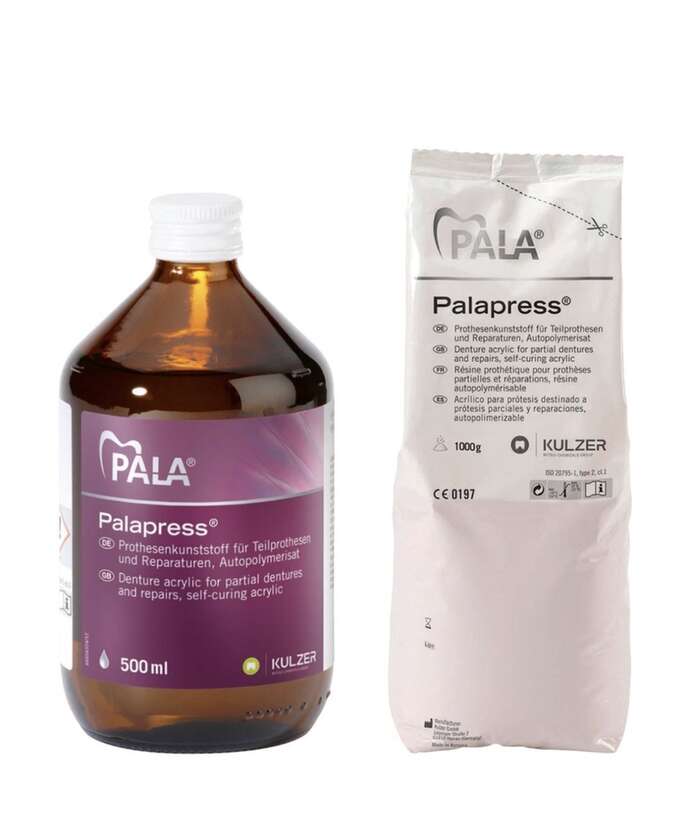KULZER = PALAPRESS rose vainet powder = пластмаса холодної полімеризації NaviStom