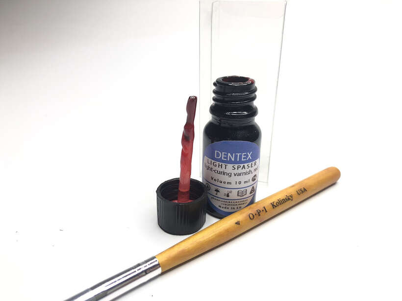 LIGHT SPACER, світлотвердіючий лак, червоний, 10 мкм, Dentex NaviStom