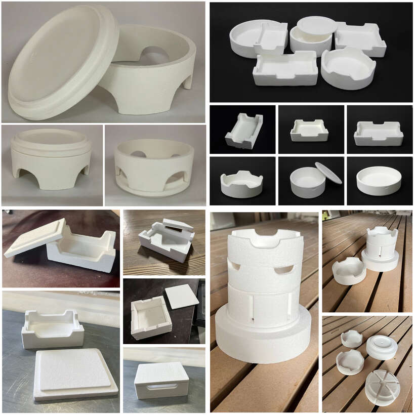 Лотки/контейнери для синтеризації циркону, деталі з керам волокна,столики,гранули,тиглі. Лотки/контейнери для синтеризації циркону, деталі з керам волокна,столики,гранули,тиглі. NaviStom