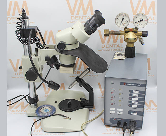 Мікроімпульсний зварювальний апарат з мікроскопомPRIMOTEC PHASER MX1 NaviStom