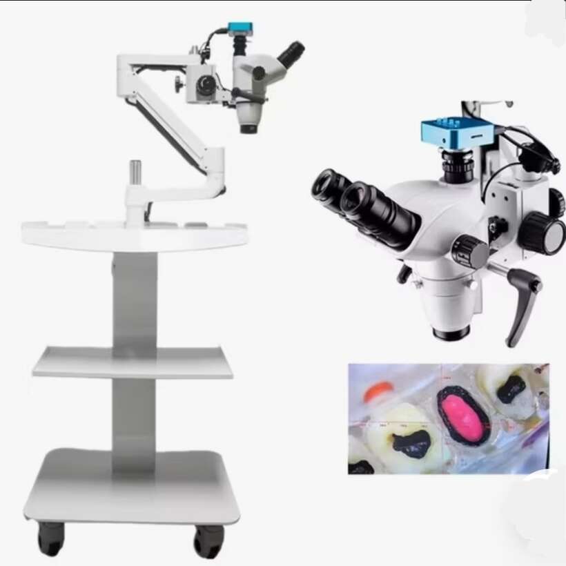 Мікроскоп VMS103CD стоматологічний на мобільному візку NaviStom