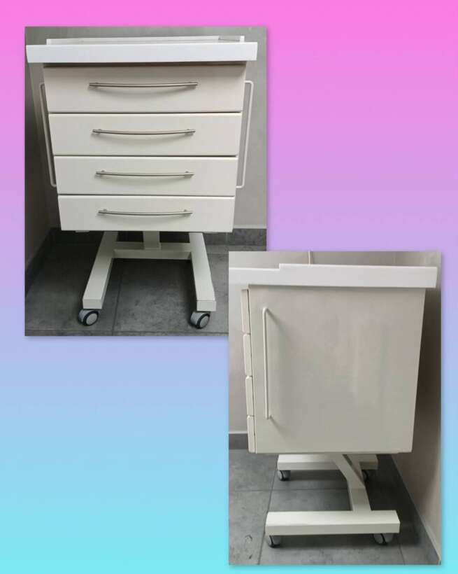 Мобільная тумба зі стільницею із штучногокаменю NaviStom