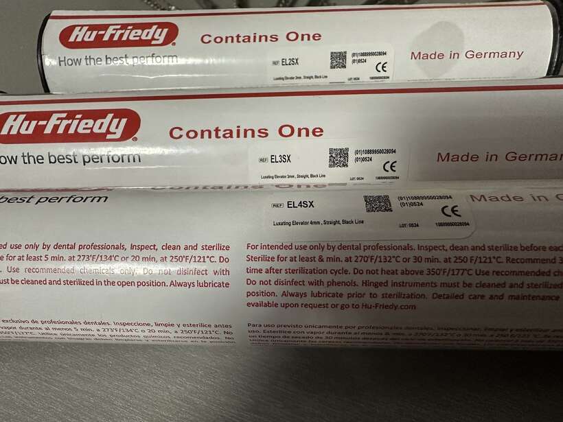 Набір елеваторів Hu-Friedy El2SX, EL3SX, EL4SX акційна ціна до Миколая! Економія 3260грн! NaviStom