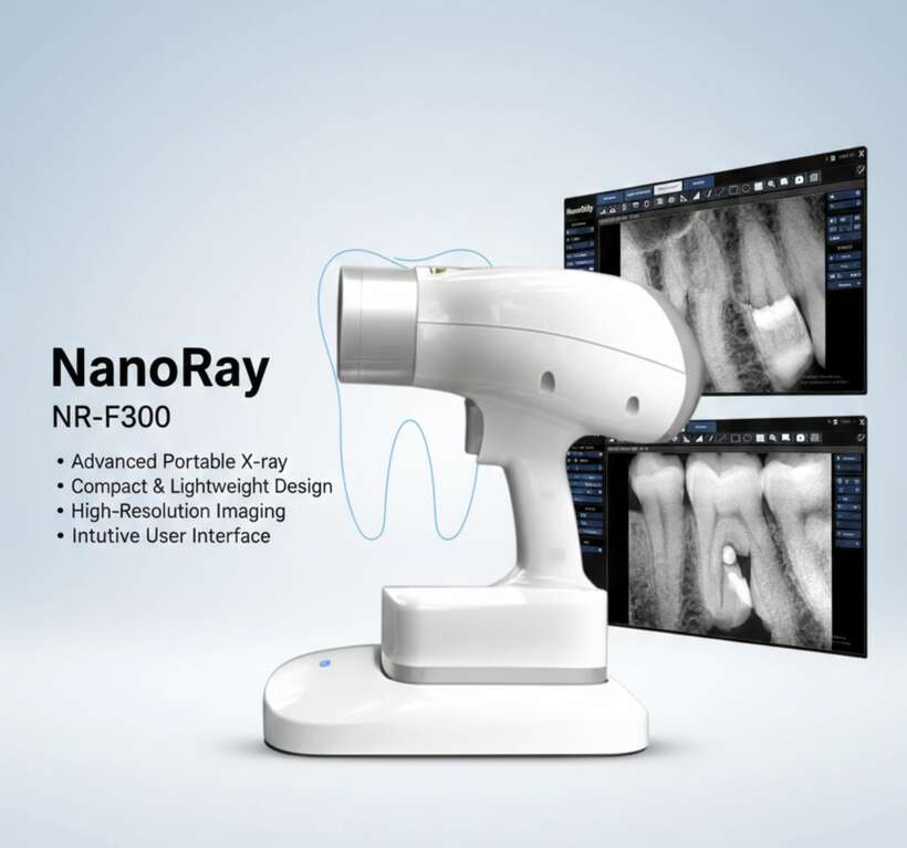NR-F300 NANORAY (Південна Корея) ПЕРШИЙ ПОРТАТИВНИЙ РЕНТГЕН БЕЗ АККУМУЛЯТОРА, БЕЗМАСЛЯНИЙ ГЕНЕРАТОР. NaviStom