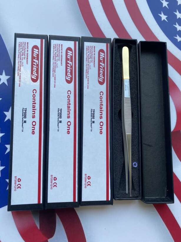 Пінцетци хірургічні HU-FRIEDY TP5080 original NaviStom