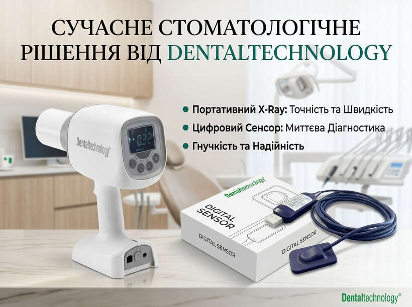 ПОРТАТИВНИЙ РЕНТГЕНТ І ВЗІОГРАФ Dentaltechnology комплект УКРАЇНА NaviStom