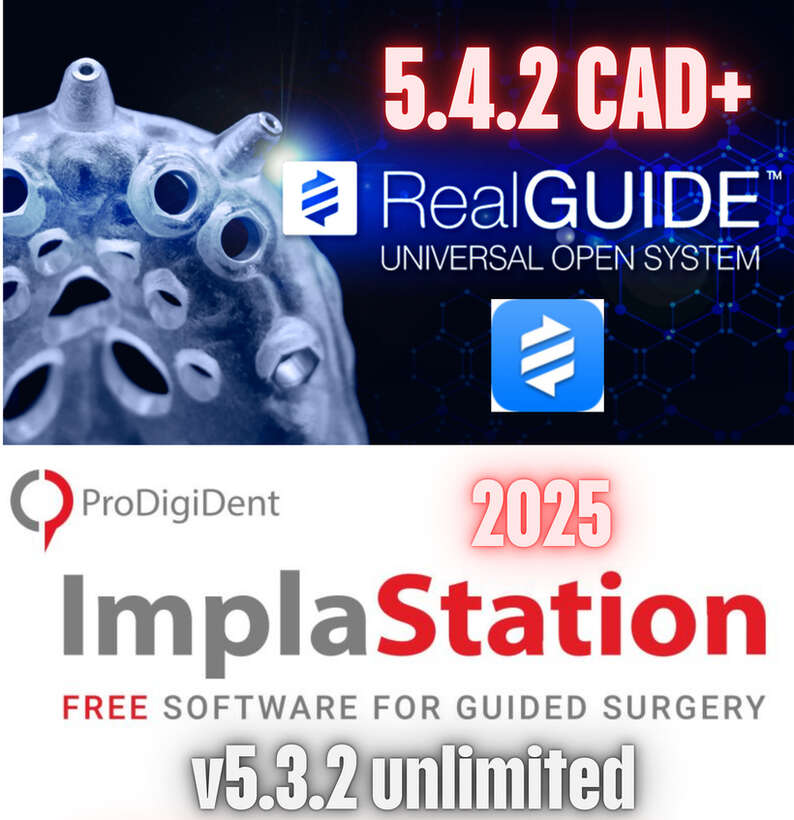 Realguide 5.4.2 + ImplantStation 5.3.2 + BlueSkyPlan + ImplantStudio 2025 = у телеграм @DentalCracks NaviStom