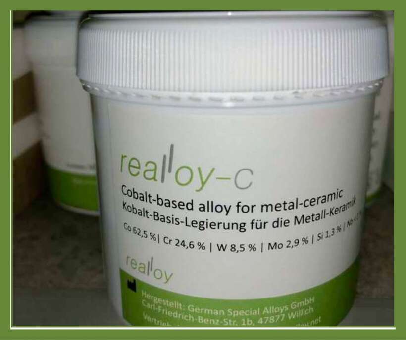 REALLOY C // REALLOY CLASSIC = Сплав стоматологічний (метал), GSA dental NaviStom
