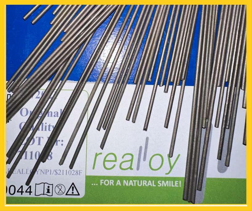 REALLOY (CROMORON BASE) = Припій для работи із стоматологічниии зплавами / та Дріт КЛАМЕРНИЙ NaviStom