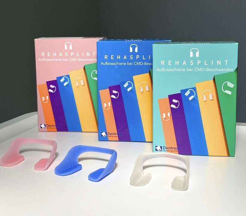 RehaSplint, жорсткість HARD (жорстка); оклюзійна капа для полегшення симптомів КМД; NaviStom