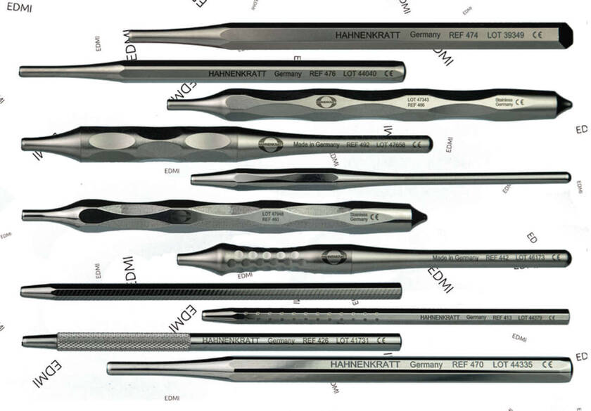 Ручка для дзеркала стоматологічного металева німецького виробника Hahnenkratt NaviStom