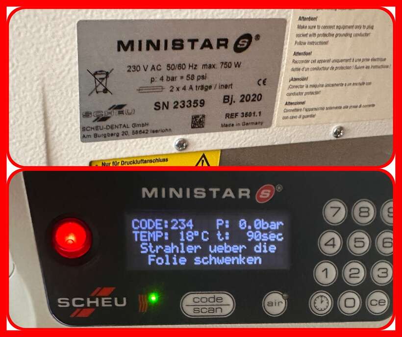 SCHEU Ministar S = апарат для формування кап NaviStom