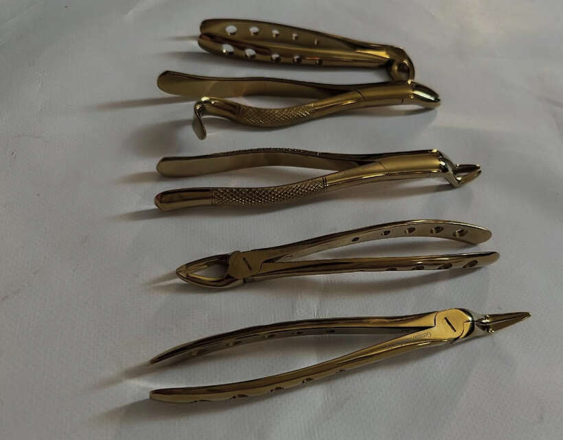 Шипці золоті з США! 5шт Німецька сталь!!! Золоте покриття надійні та доступні!!! NaviStom