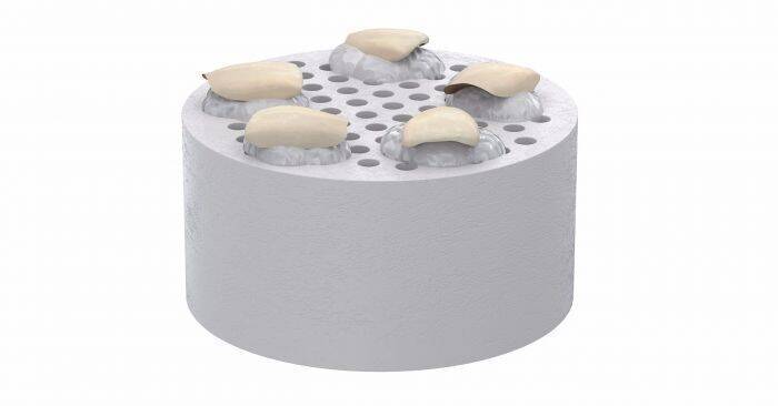Сотовый столик для виниров - M.P.F. BRUSH COMPANY HONEYCOMB CERAMIC VENEER STAND NaviStom