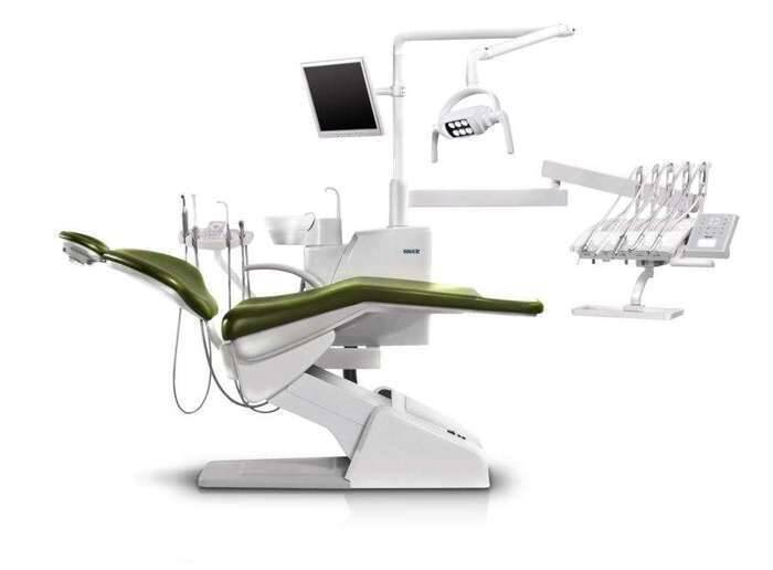 Стоматологічна установка SIGER U200 із сенсорною панеллю управління на блоці лікаря та асистента NaviStom