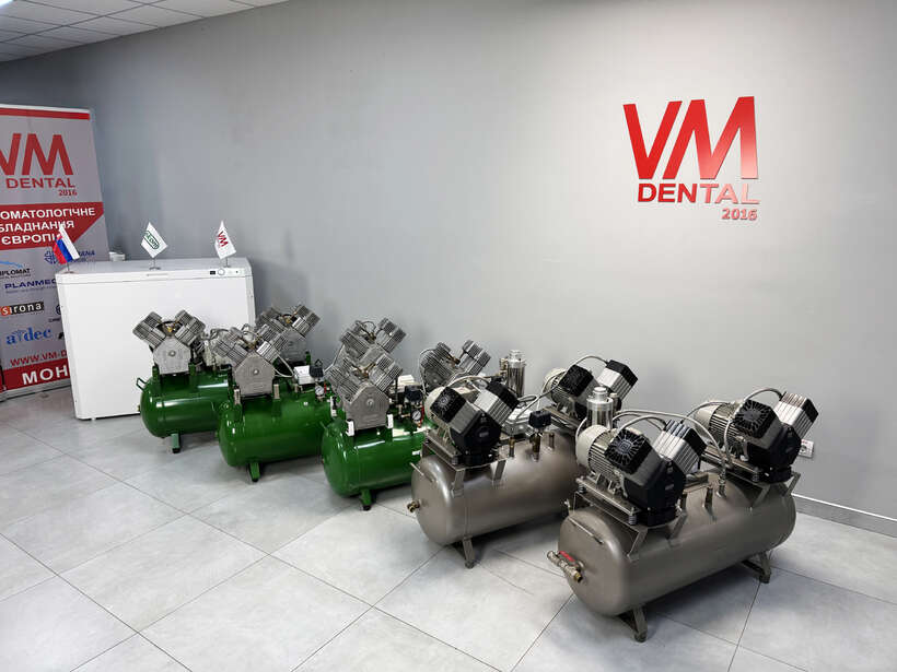 Стоматологічні компресори, аспіраційні системи та аксесуари від VM-Dental 2016 NaviStom