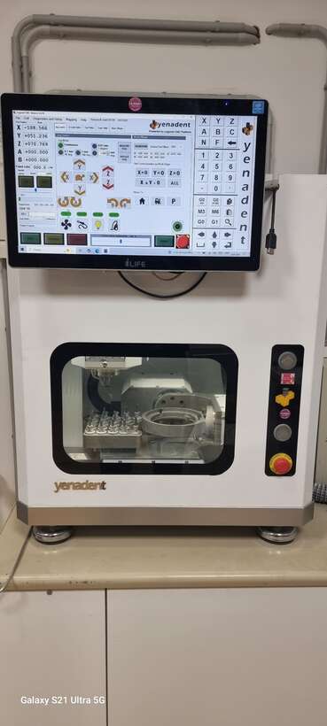 YENADENT D15 CAD CAM фрезер NaviStom
