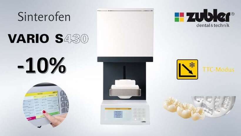 ZUBLER VARIO S 430 - Професійна піч для синтеризації діоксиду цирконію NaviStom