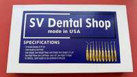 NEW! Нове надходження наборів елеваторів/люксаторів SV DENTAL SHOP з золотим напиленням! США! NaviStom